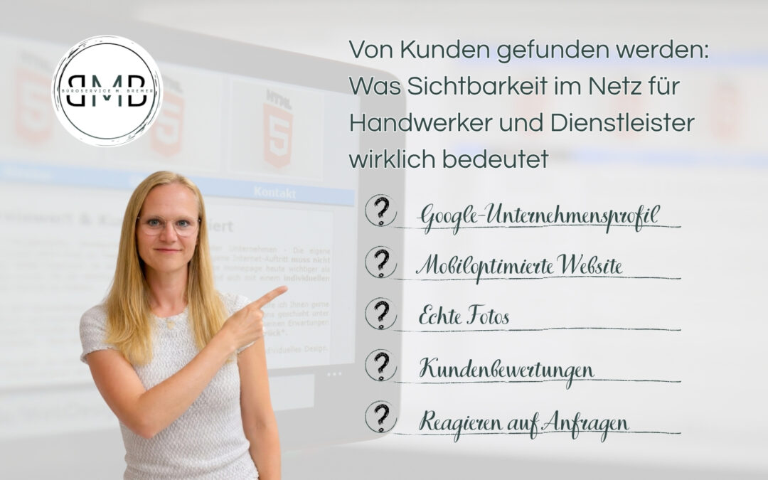 Sichtbarkeit im Netz für Handwerker und Dienstleister